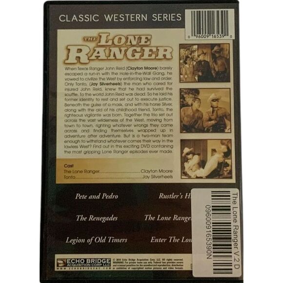 The Lone Ranger, Vol. 2 DVD Clayton Moore - Picture 3 of 3
